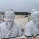 湖南 白麻花岗岩石材人物立体雕刻