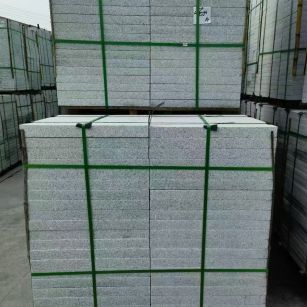 湖南 芝麻白火烧，园林广场市政工程地铺石，1.8~5.0厚均有现货