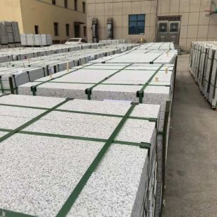 湖南 白麻花岗岩5.0公分荔枝面地铺石