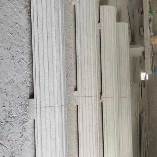 湖南 花岗岩厂家带你看白麻花岗岩门楼大柱柱皮