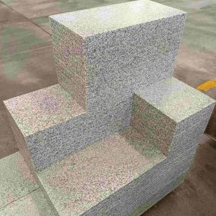 湖南 白麻花岗岩荔枝面地铺石