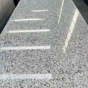 湖南 白麻花岗岩光面毛板