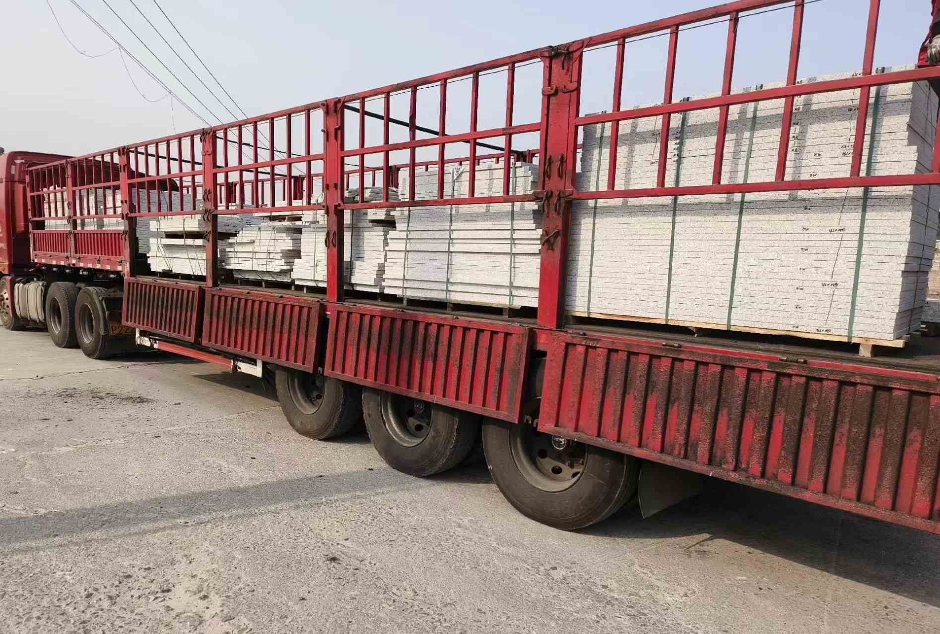 湖南 白麻荔枝面外墙干挂，工厂装车日常