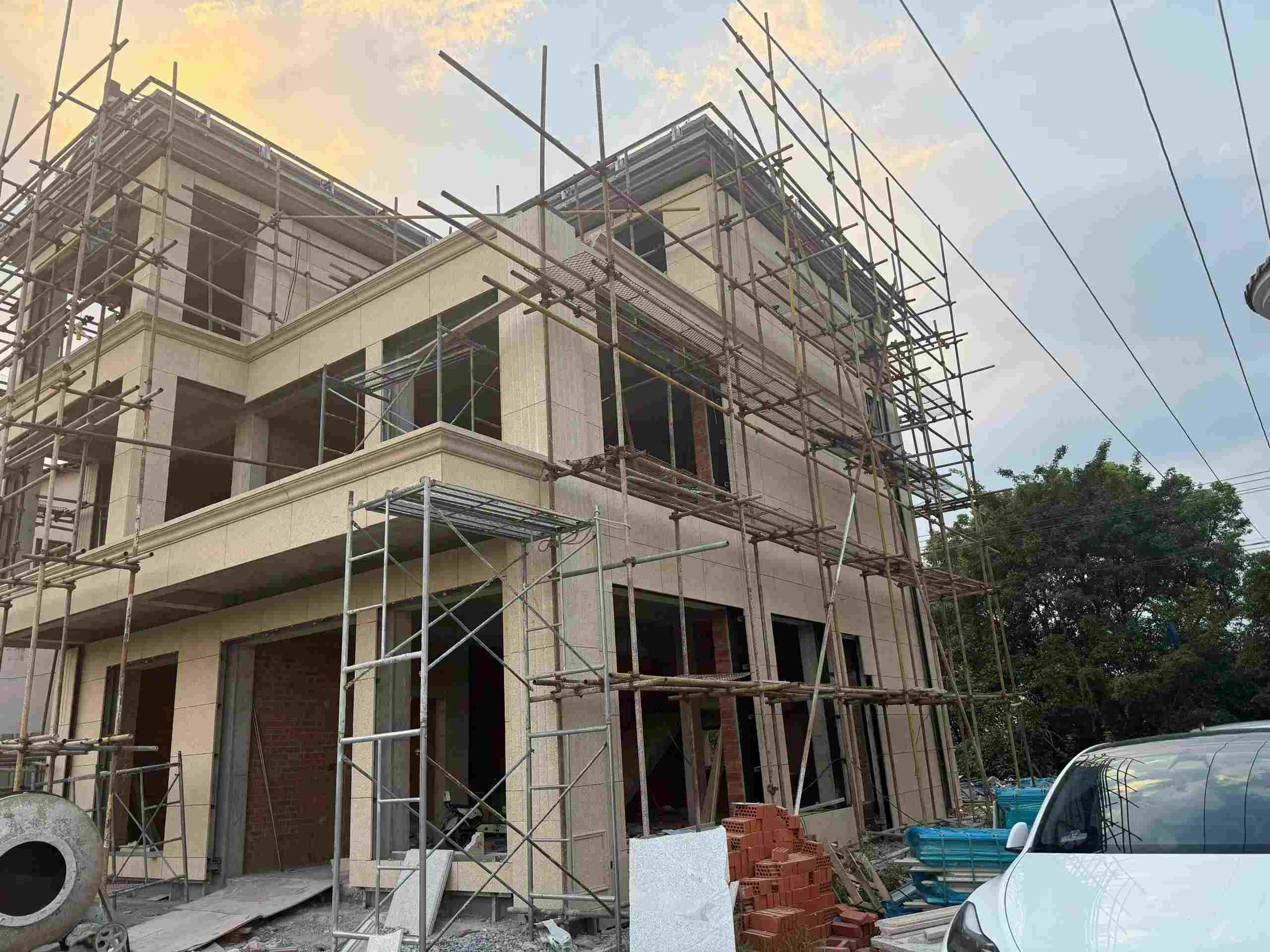 湖南 黄金麻荔枝面花岗岩外墙干挂