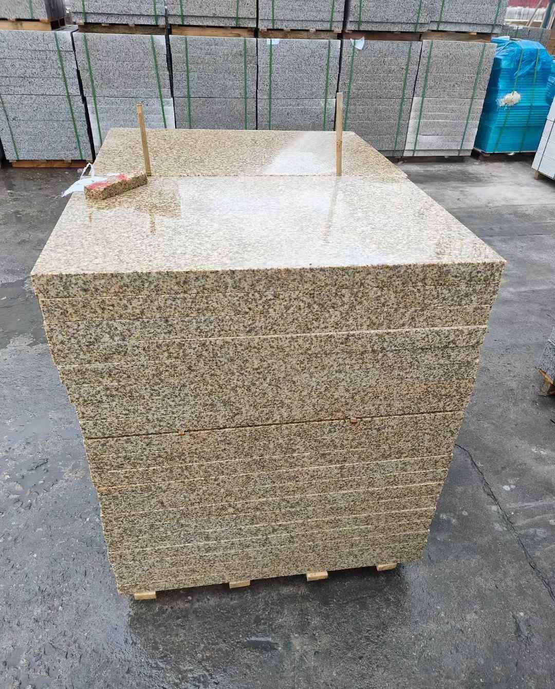 湖南 湖北黄金麻花岗岩石材荔枝面外墙石材