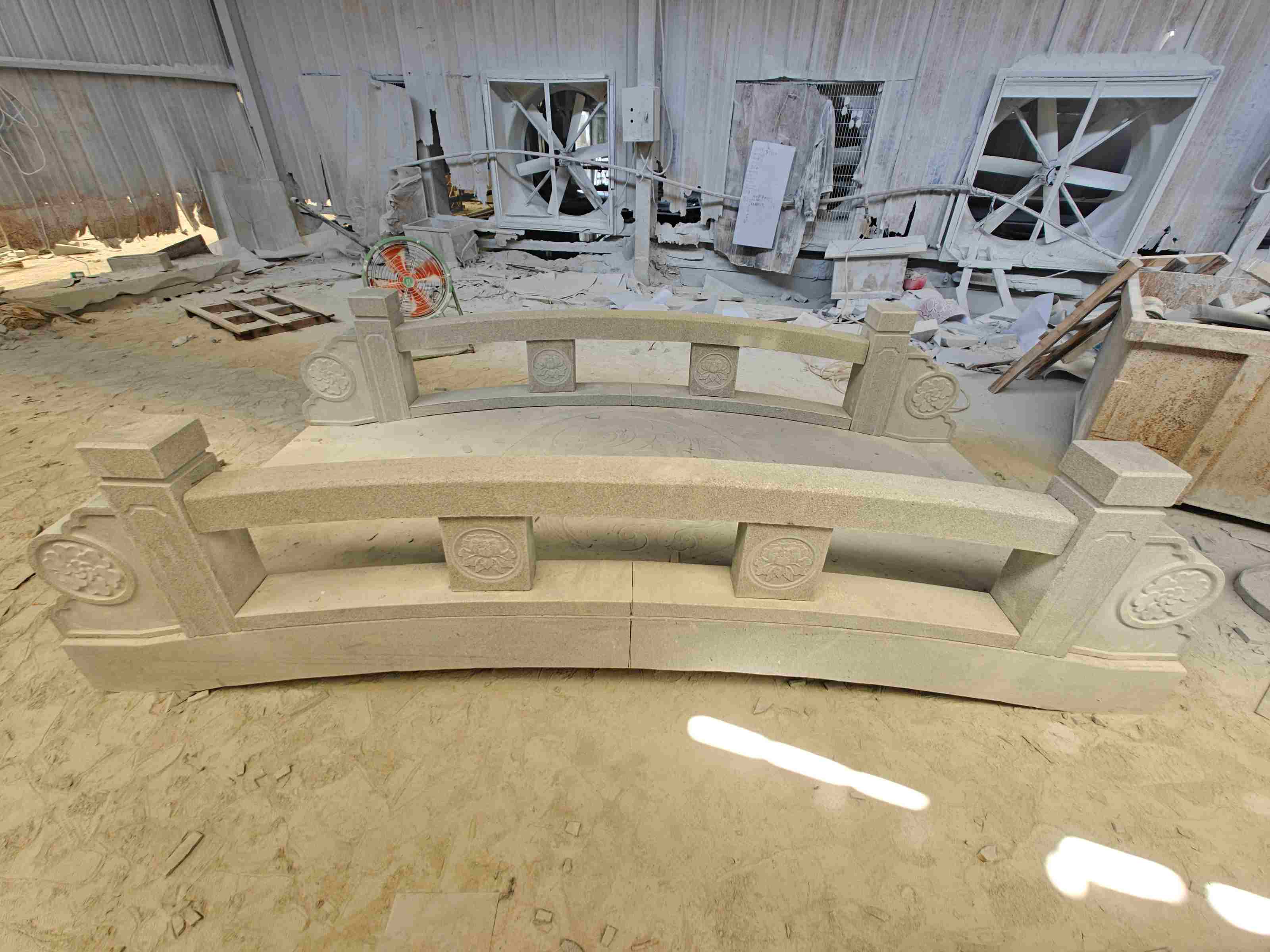 湖南 芝麻灰花岗岩异形加工-拱桥，石桥