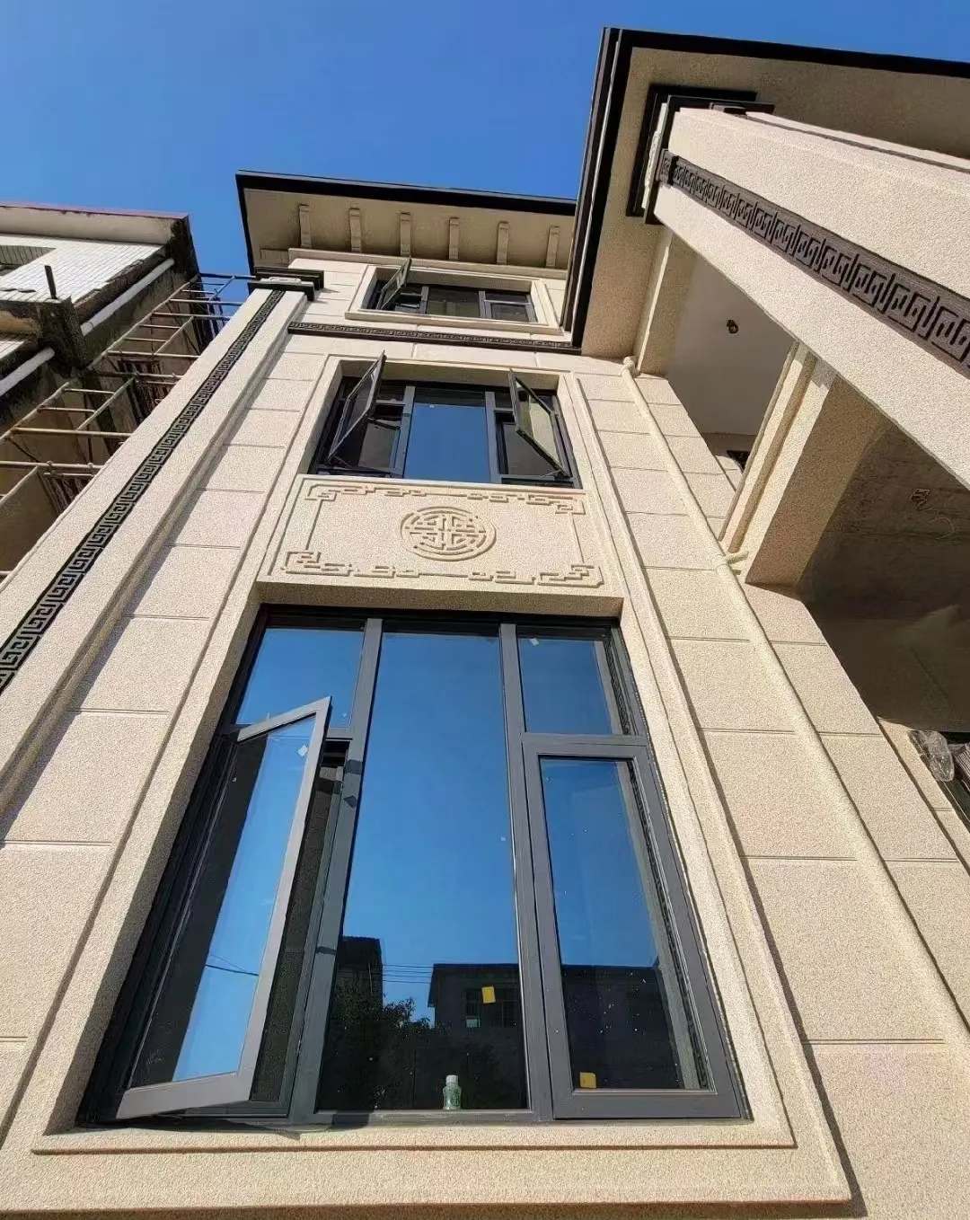 湖南 黄金麻荔枝面别墅外墙干挂效果展示