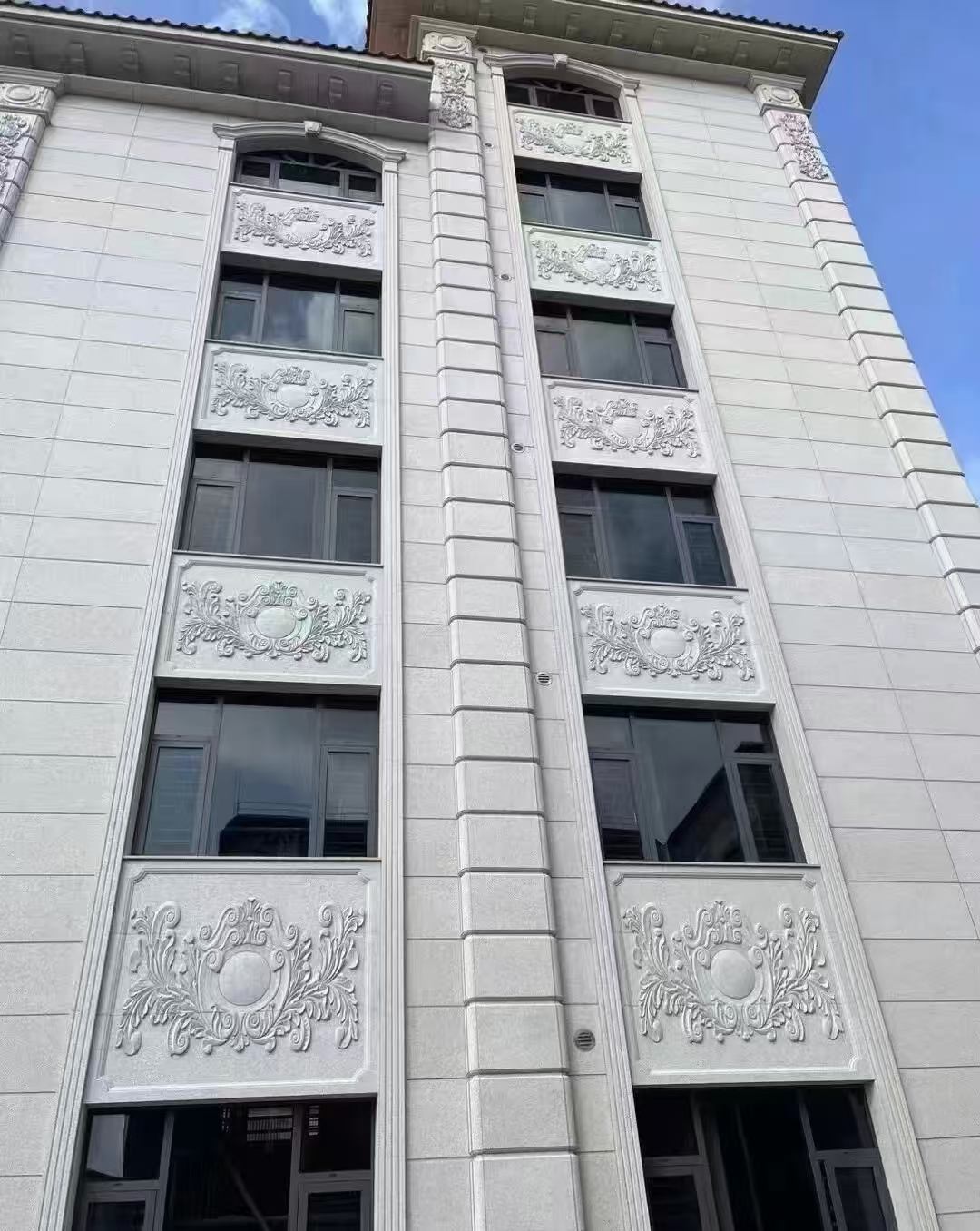 湖南 白麻荔枝面花岗岩别墅外墙干挂