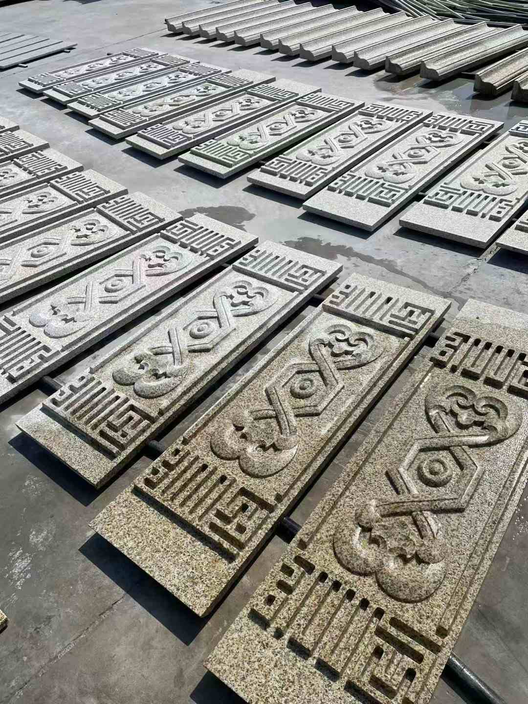 湖南 黄金麻花岗岩外墙雕刻板