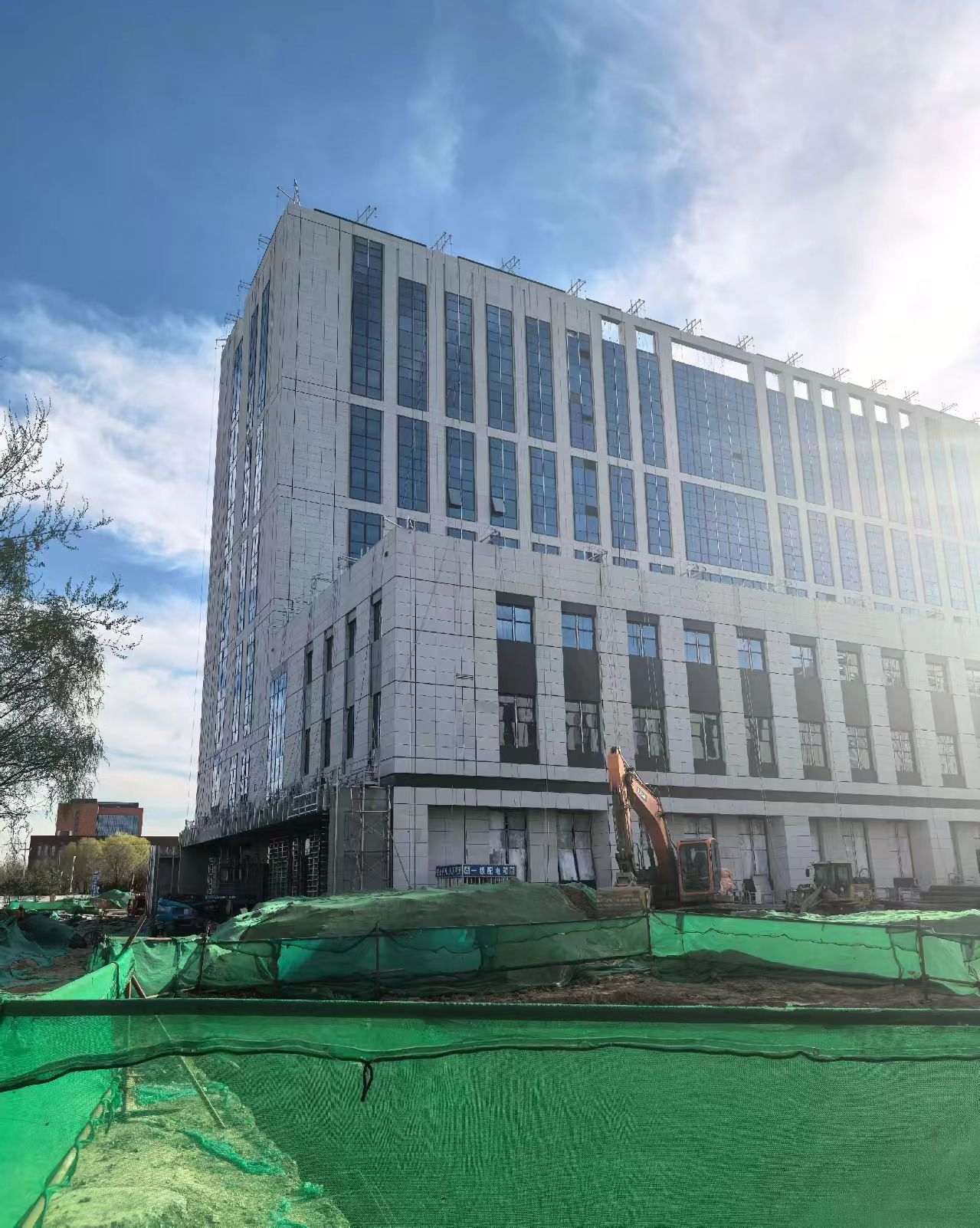 湖南 白麻花岗岩石材外墙干挂